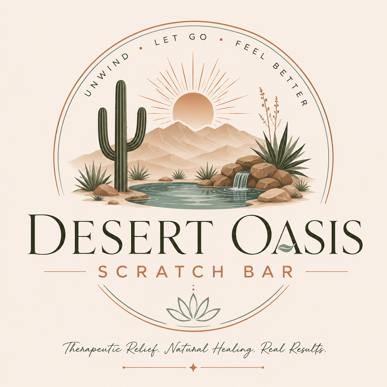 Desert Oasis scratch therapy experience